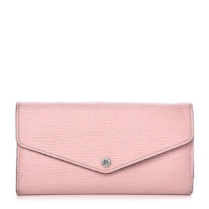 Louis Vuitton Epi Sarah Wallet NM Rose Ballerine 1 of 12