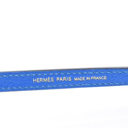 Hermes Chevre Mysore Mini Kelly Sellier 20 Bleu Hydra 9 of 22