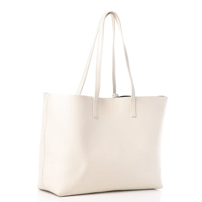 Saint Laurent Calfskin Large Shopping Tote Porcellana 4 of 14
