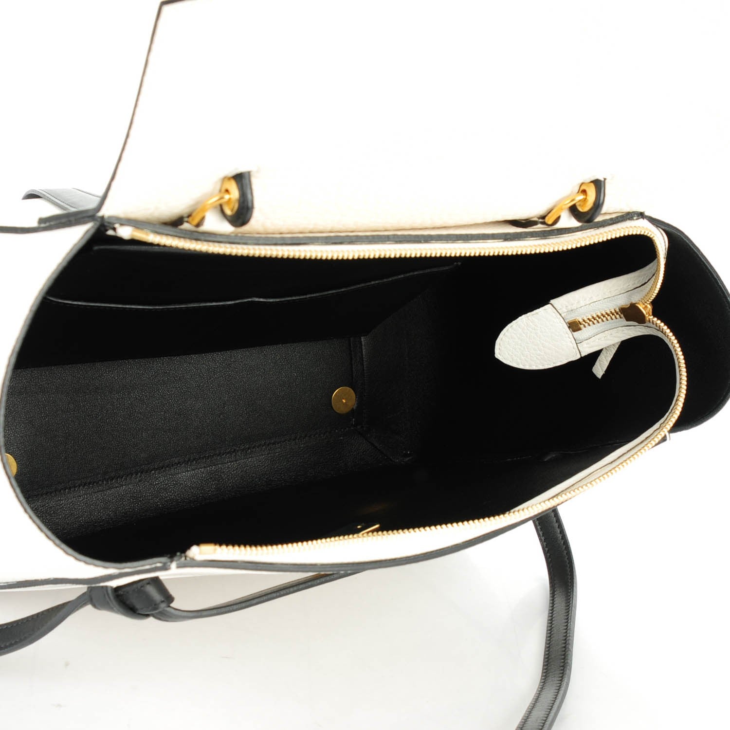 Celine Elephant Calfskin Mini Belt Bag White 5 of 9