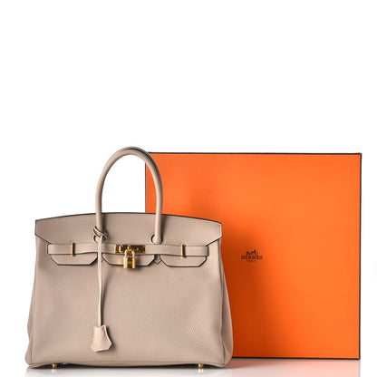 Hermes Togo Birkin 35 Gris Tourterelle 30 of 30