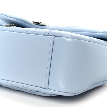 Gucci Lambskin Matelasse Medium GG Marmont Shoulder Bag Porcelain Light Blue 11 of 11