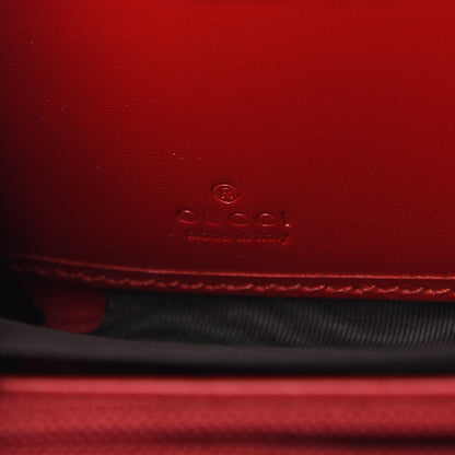 Gucci Guccissima Signature Zip Around Wallet Hibiscus Red 7 of 8
