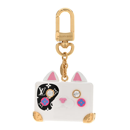 Louis Vuitton Resin Crystal Catrunk Bag Charm Keyring 1 of 4