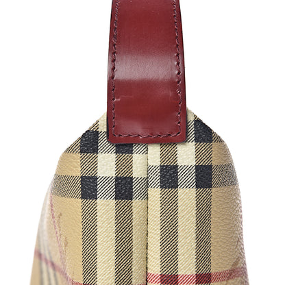 Burberry Haymarket Check Small Bag Red 10 of 10