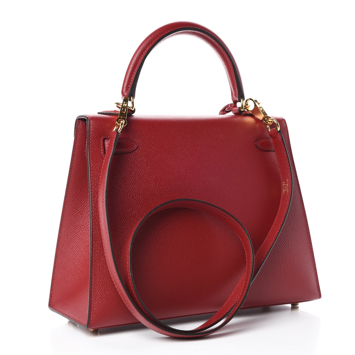 Epsom Kelly Sellier 25 Rouge Grenat