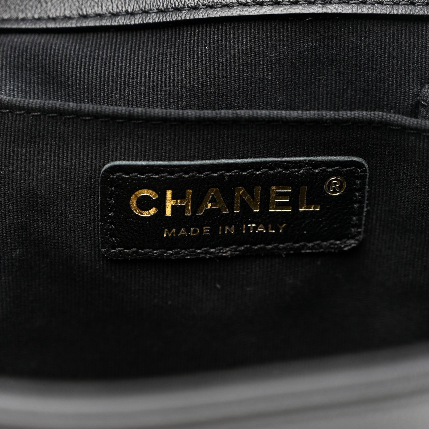 Chanel Calfskin Quilted Large Duma Pockets Drawstring Backpack Black 6 of 11