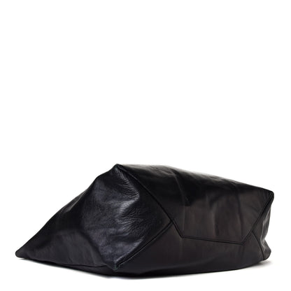 Celine Lambskin Horizontal Cabas Black 3 of 5