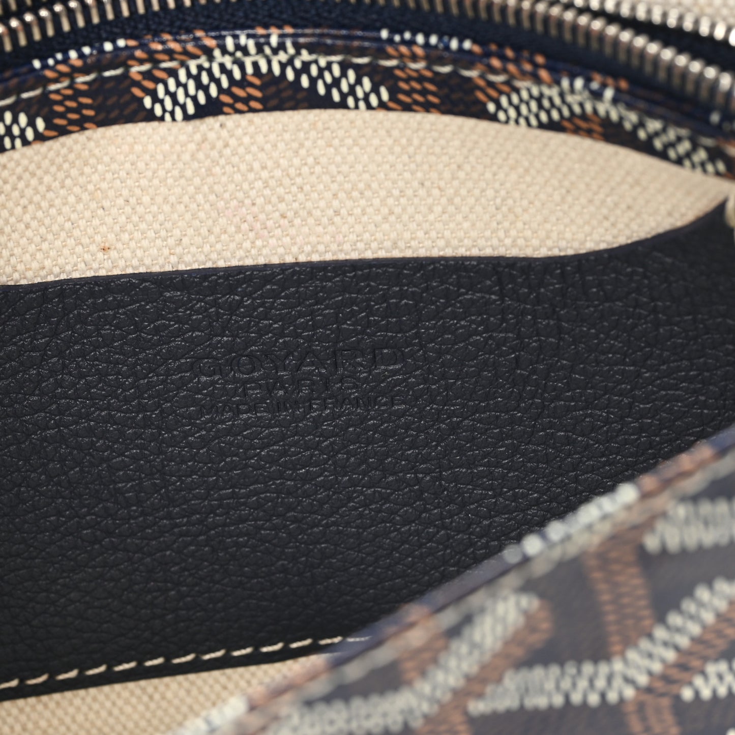 Goyardine Plumet Wallet Clutch Navy