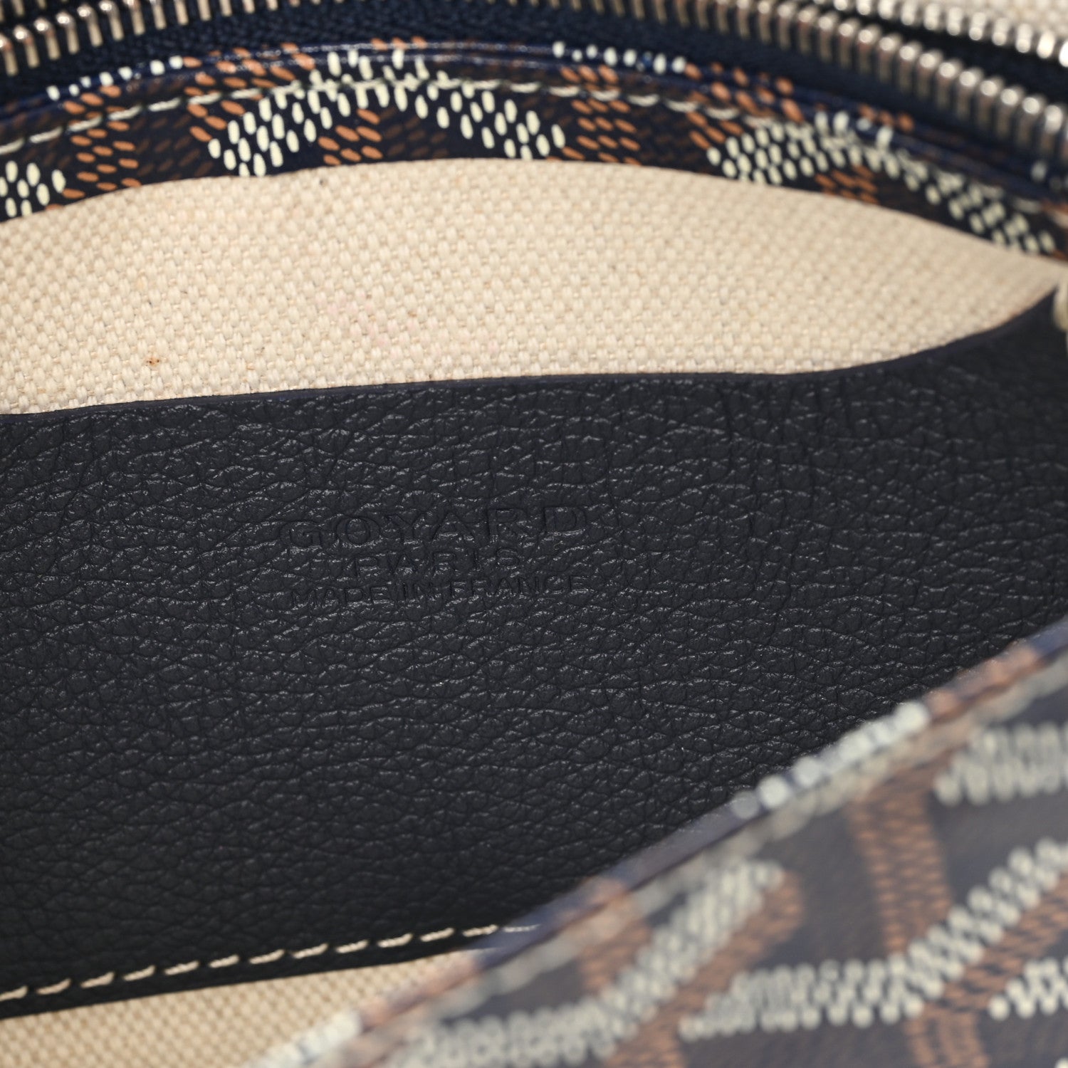 Goyard Goyardine Plumet Wallet Clutch Navy 5 of 8