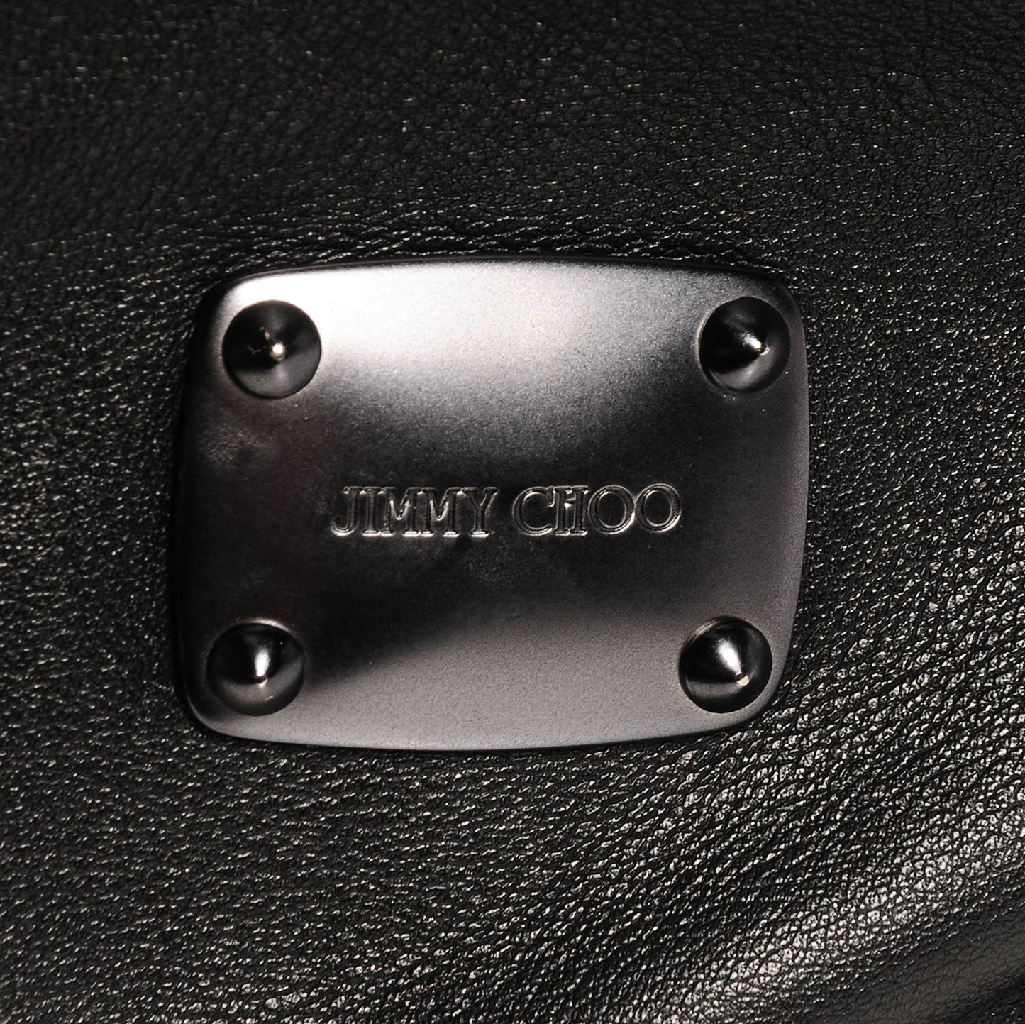 Leather Studded Medium Saba Hobo Black