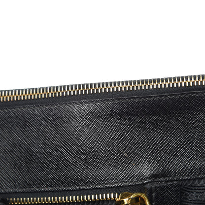 Prada Saffiano Lux Extra Large Galleria Double Zip Tote Black 9 of 19