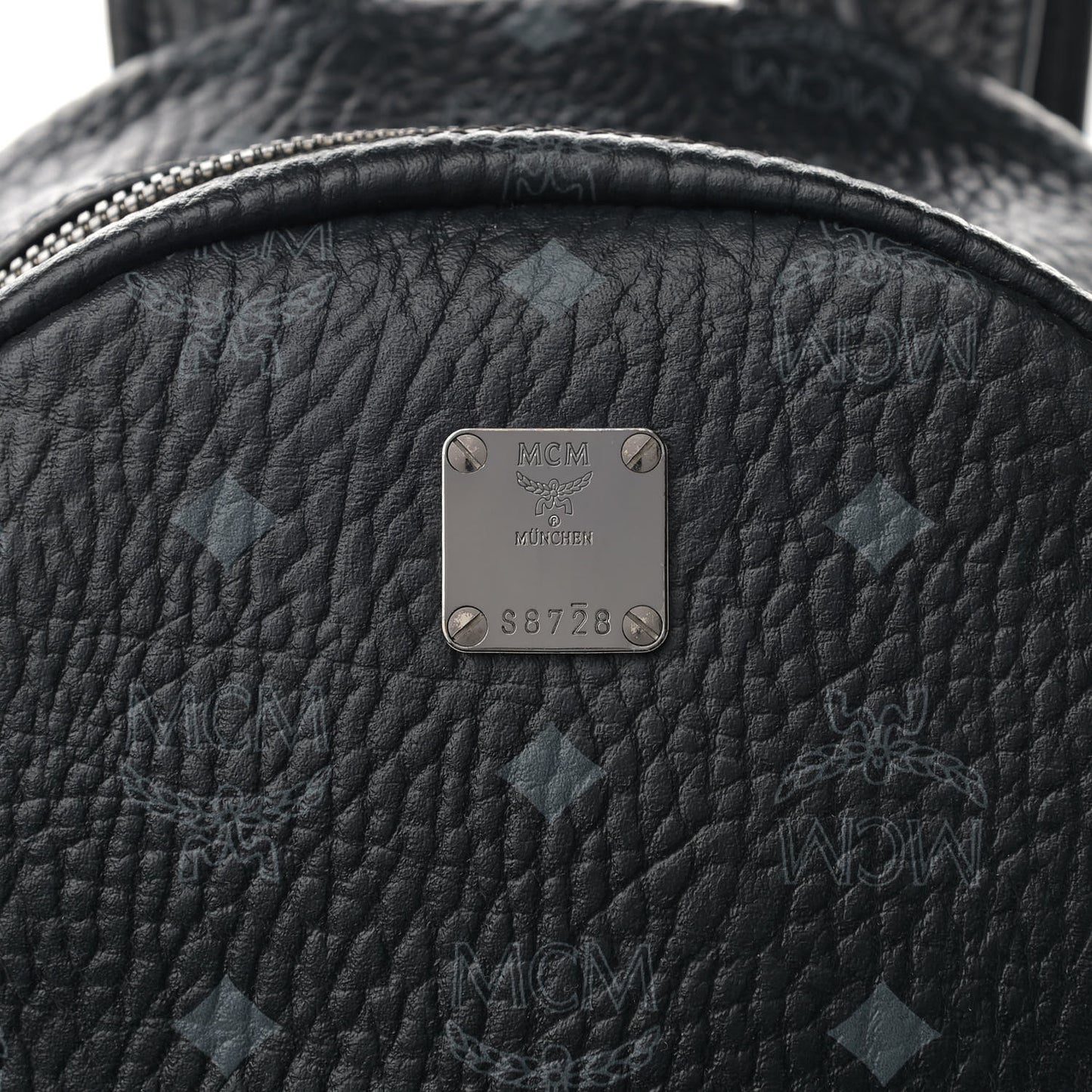 Visetos Small Side Stud Stark Backpack Black
