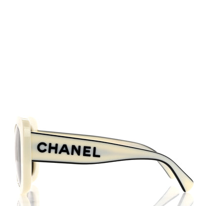 Chanel Acetate Sunglasses 71414A White 3 of 7