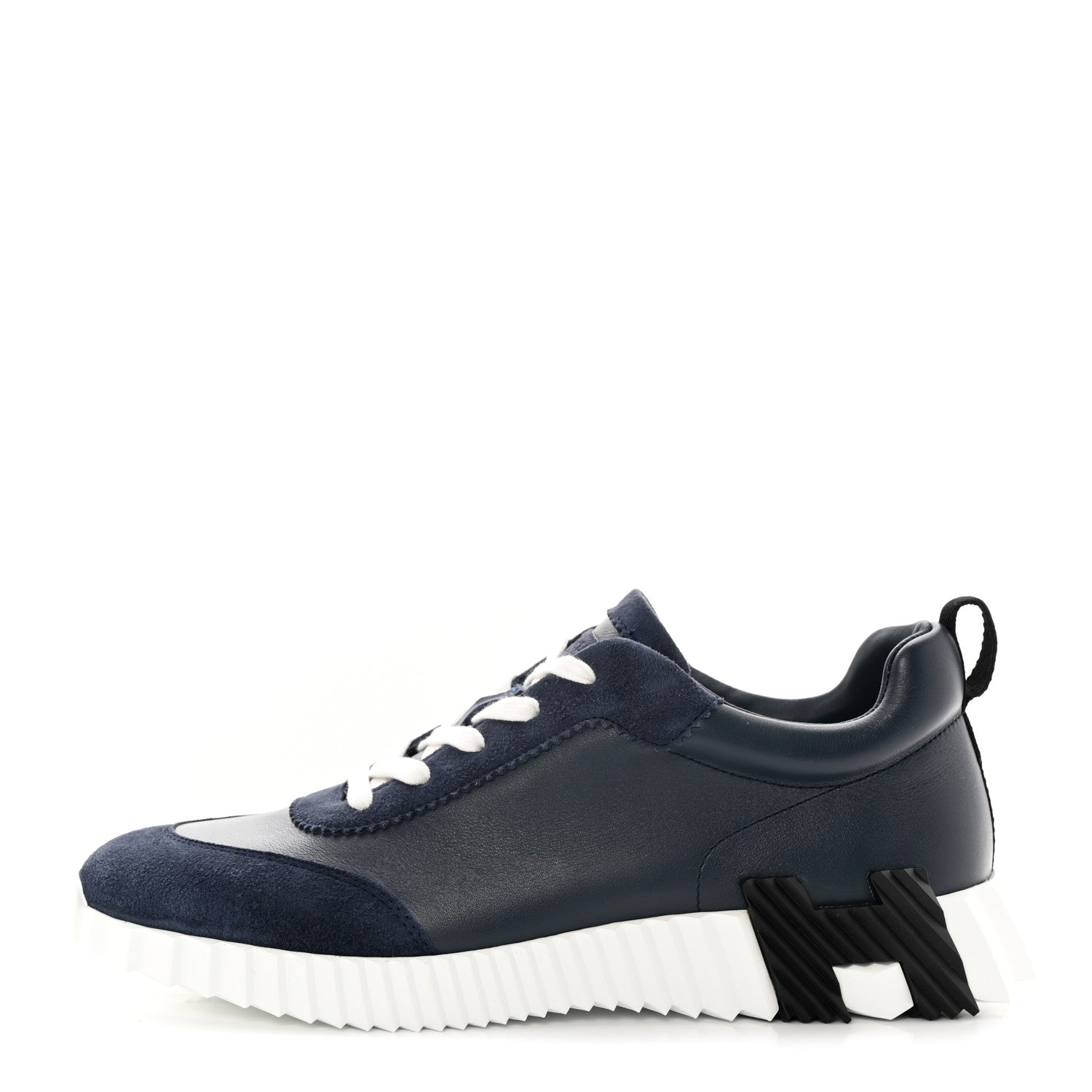 Hermes Calfskin Suede Goatskin Mens Bouncing Sneakers 42.5 1 of 9