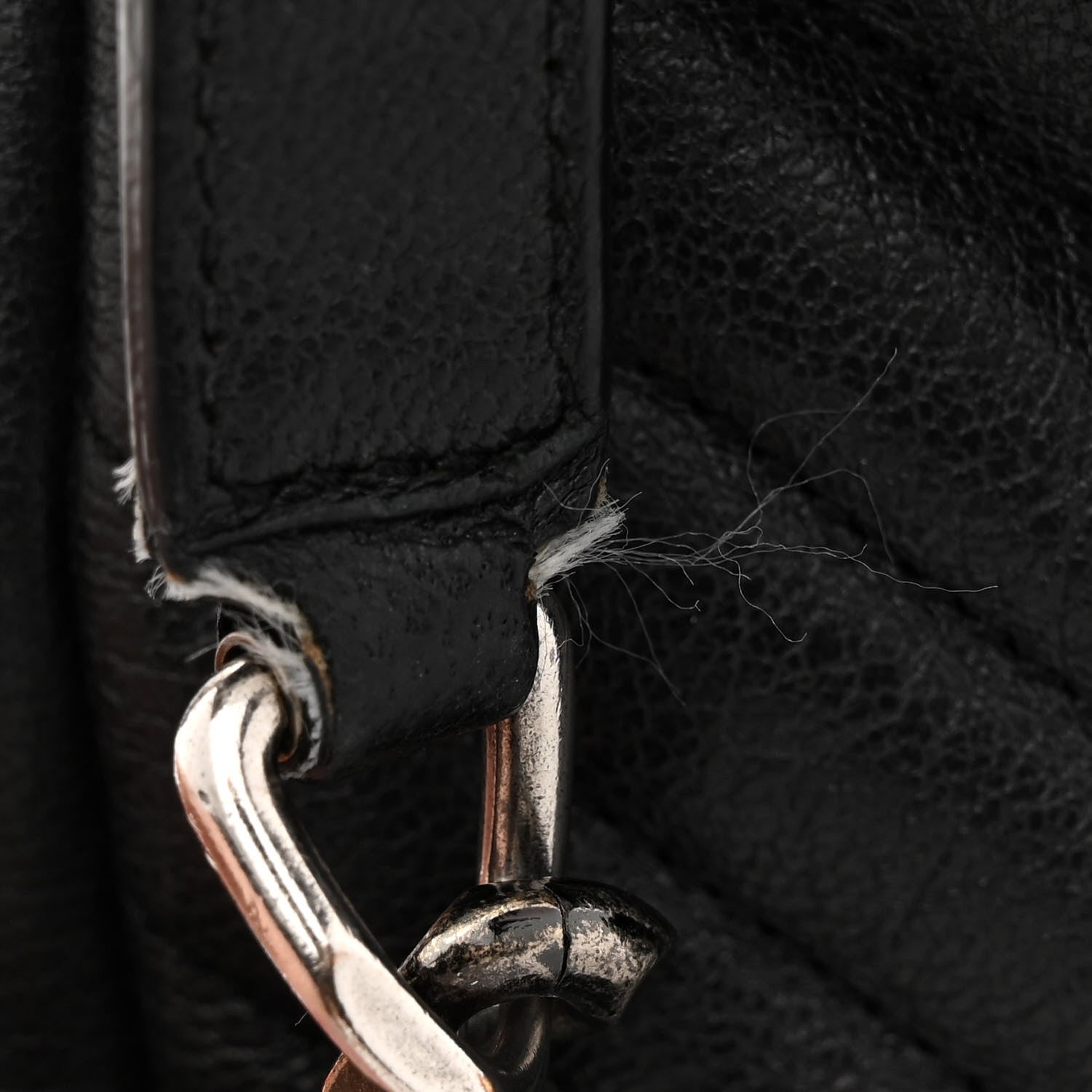Saint Laurent Sheepskin Matelasse Chevron Monogram Large College Satchel Black 13 of 16
