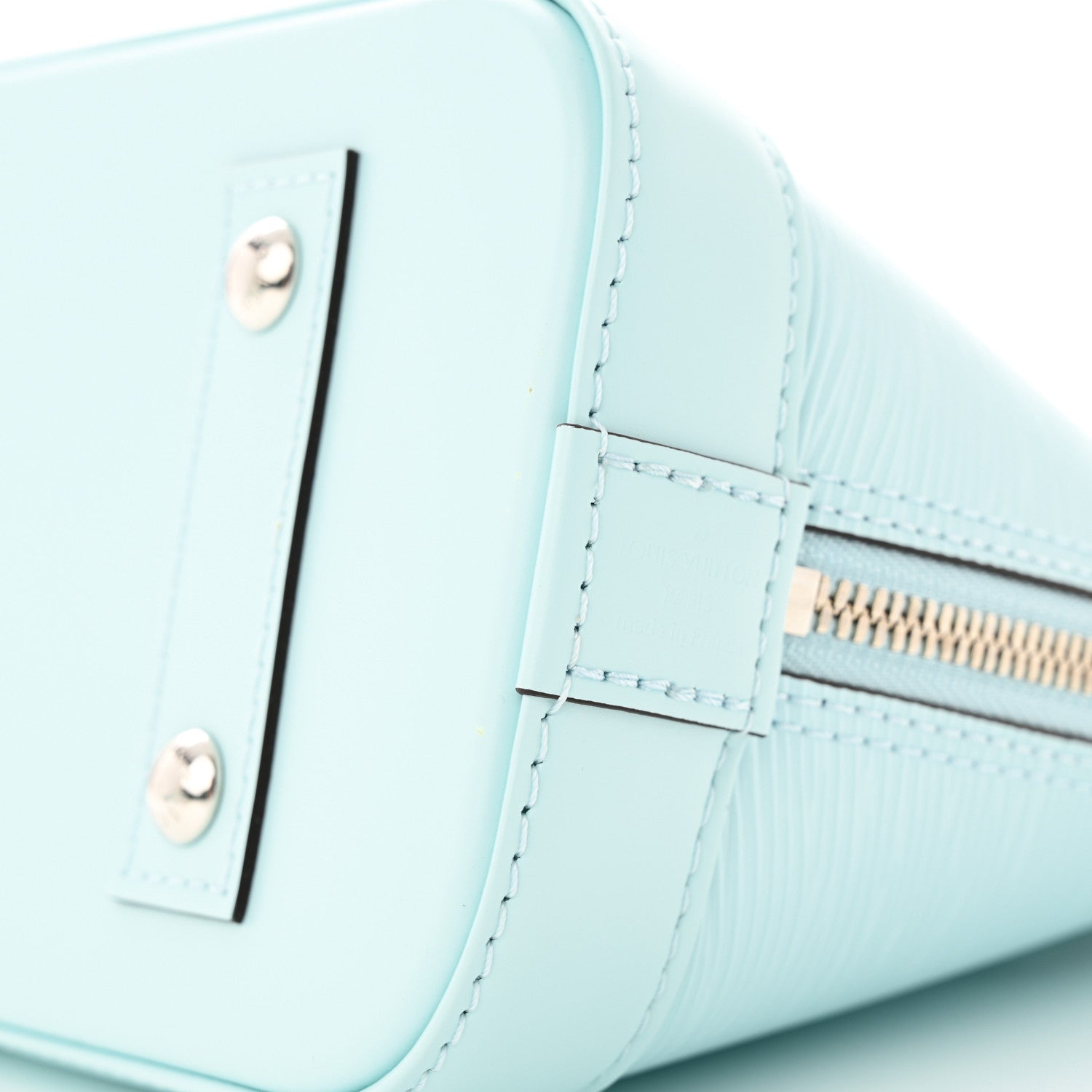 Louis Vuitton Epi Jacquard Alma BB Lagoon Blue 9 of 9