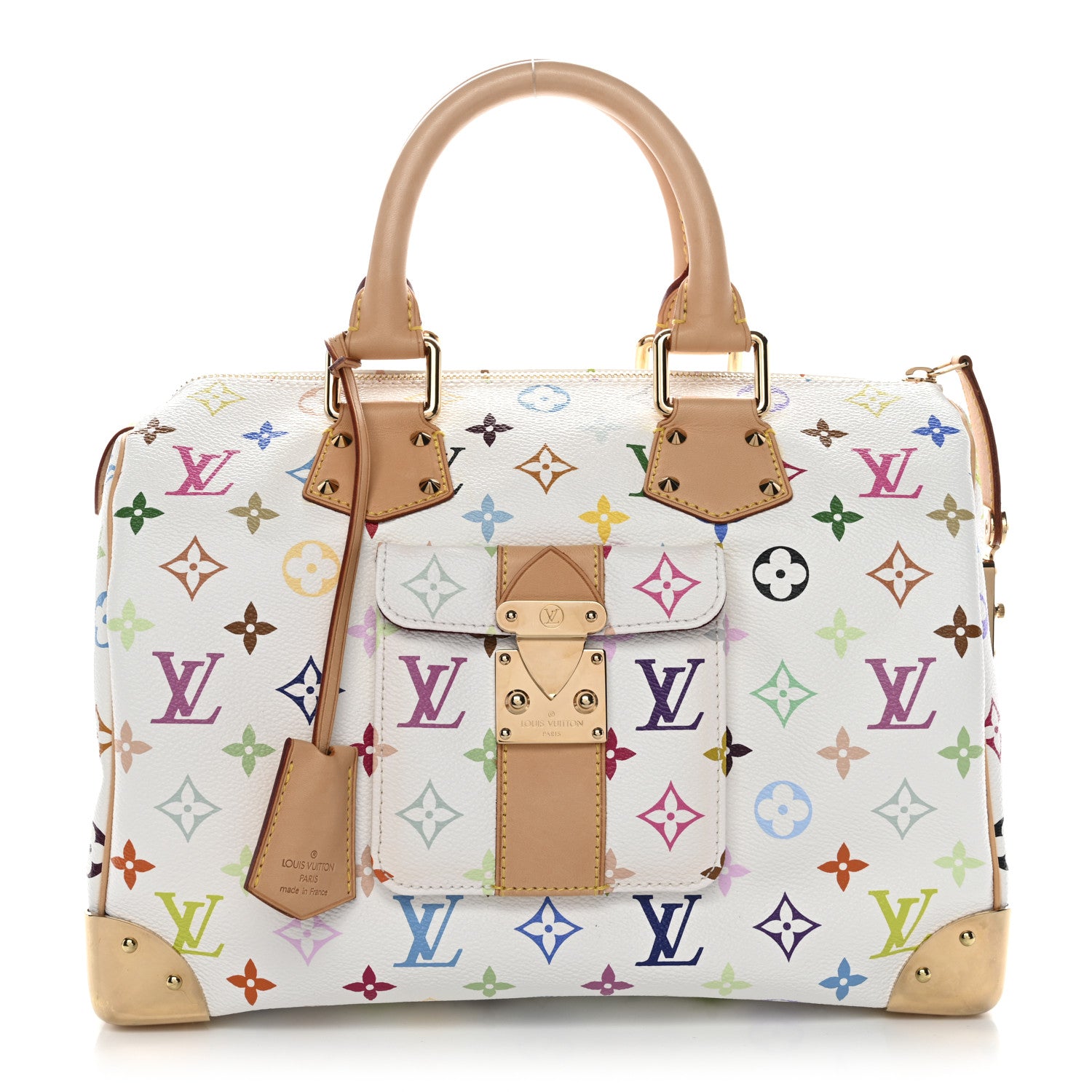 Louis Vuitton Monogram Multicolor Speedy 30 White 1 of 9