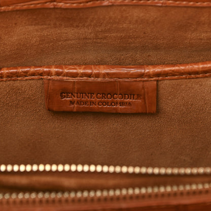 Nancy Gonzalez Crocodile Tote Brown 6 of 10