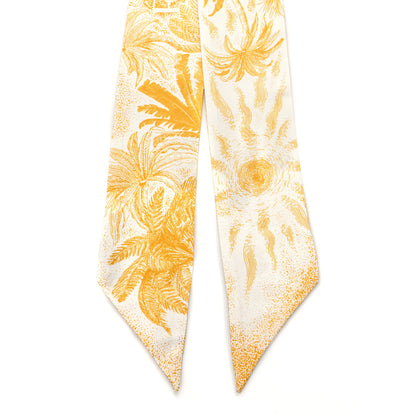 Christian Dior Silk ABCDior E Mitzah Scarf Jaune 2 of 3