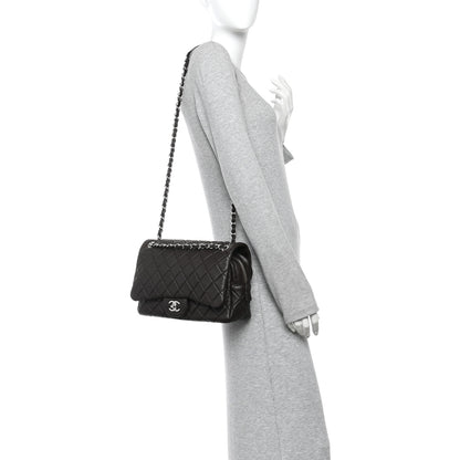 Chanel Deerskin Quilted Casual Journey Flap Brown 2 of 10