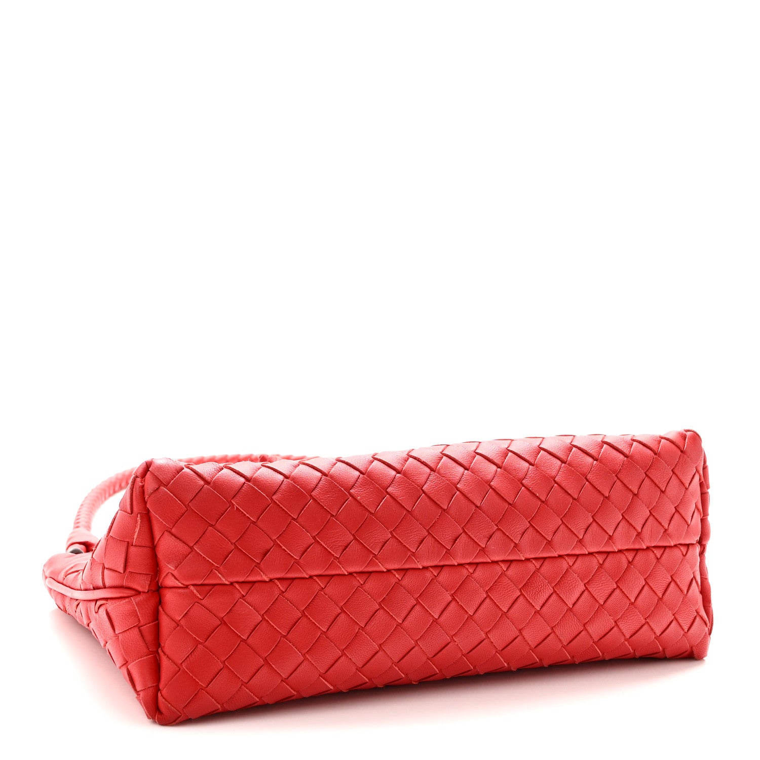Bottega Veneta Nappa Intrecciato Mini Shoulder Bag Red 4 of 10