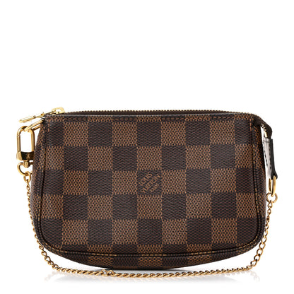 Louis Vuitton Damier Ebene Mini Pochette Accessories 1 of 7
