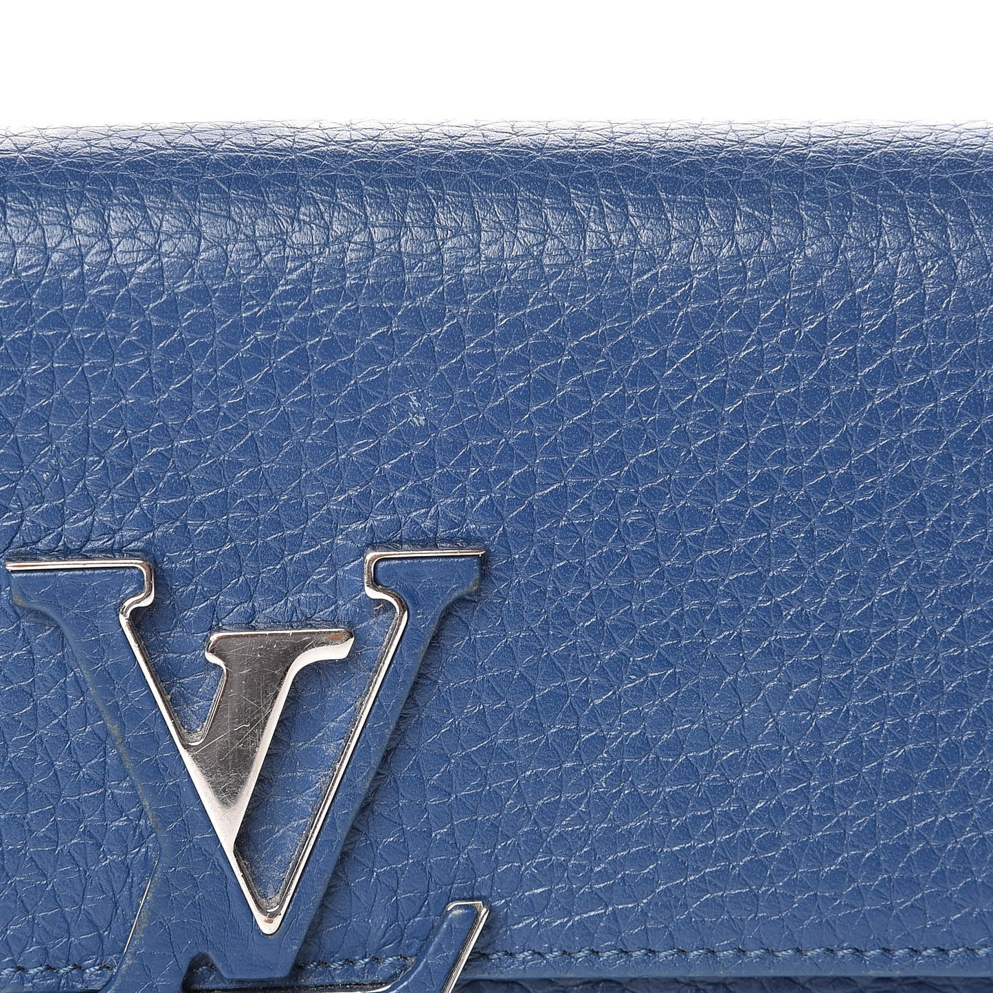 Taurillon Capucines Wallet Blue