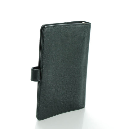 Chanel Caviar CC Small Ring Agenda Planner Dark Green 3 of 8