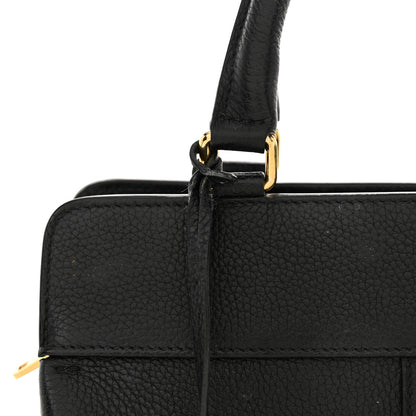 Celine Grained Calfskin Small Cabas De France Black 13 of 15