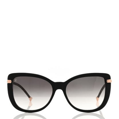 Louis Vuitton Monogram Acetate Charlotte Sunglasses Z0781W Black 2 of 6