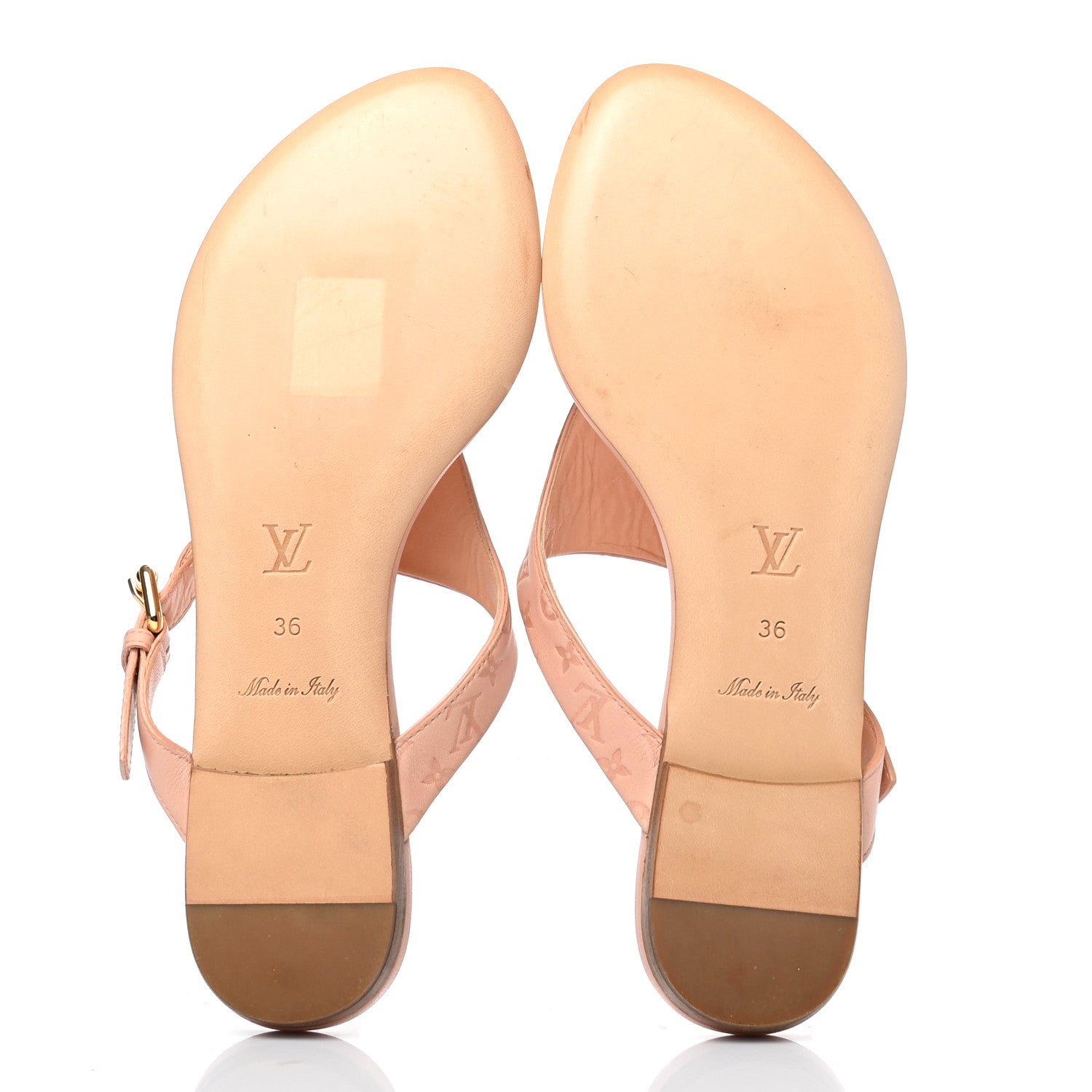 Louis Vuitton Blush Flat Thong Sandals 36 Rose Clair 5 of 8