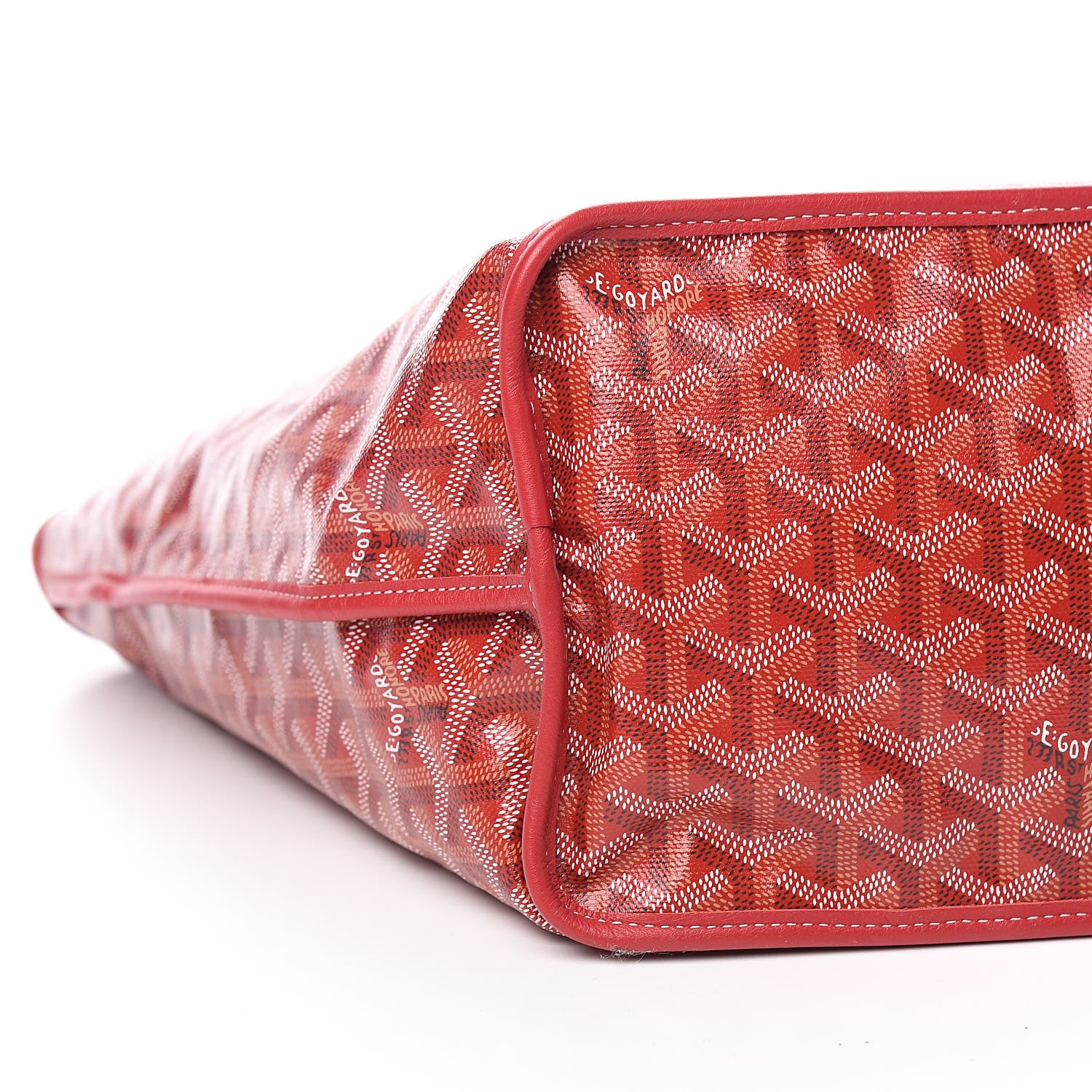 Goyard Goyardine Reversible Anjou PM Red 13 of 17