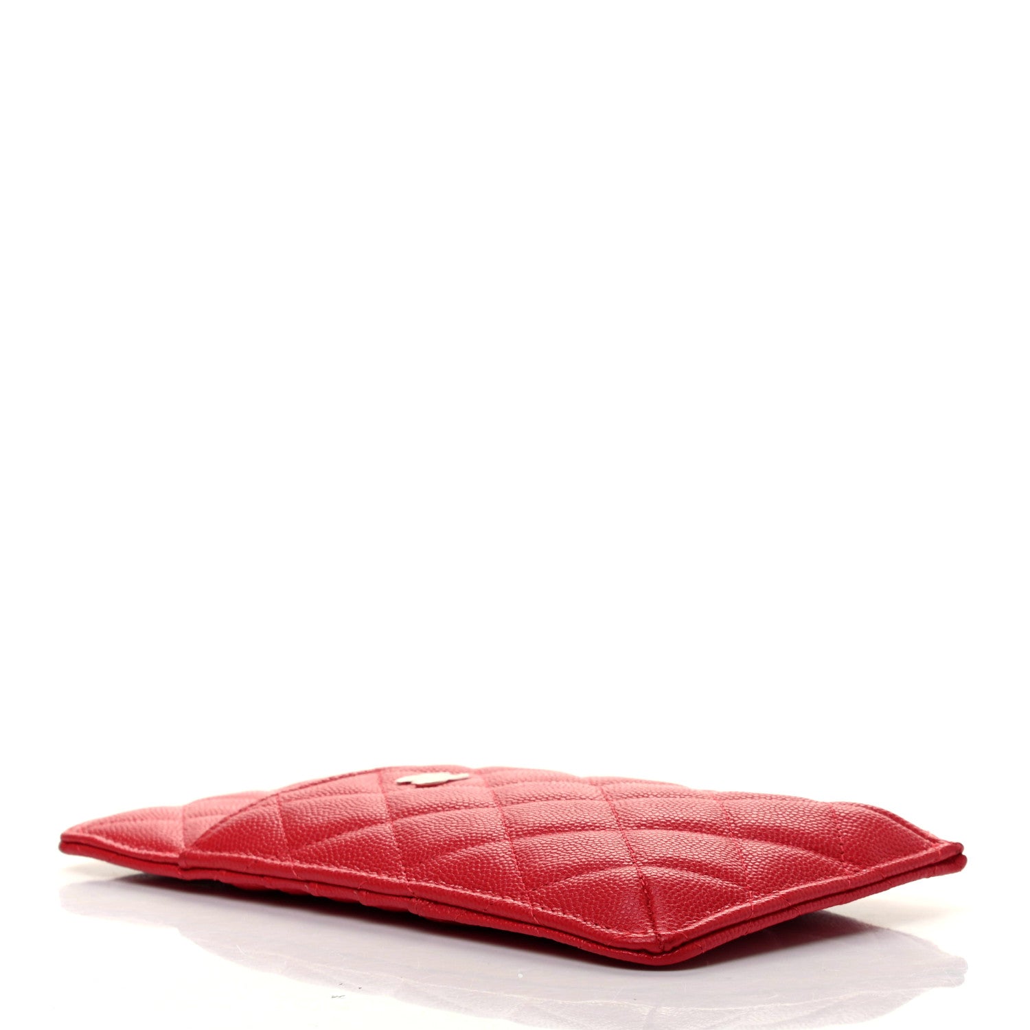 Chanel Caviar Quilted Classic iPhone Pouch Red 4 of 8