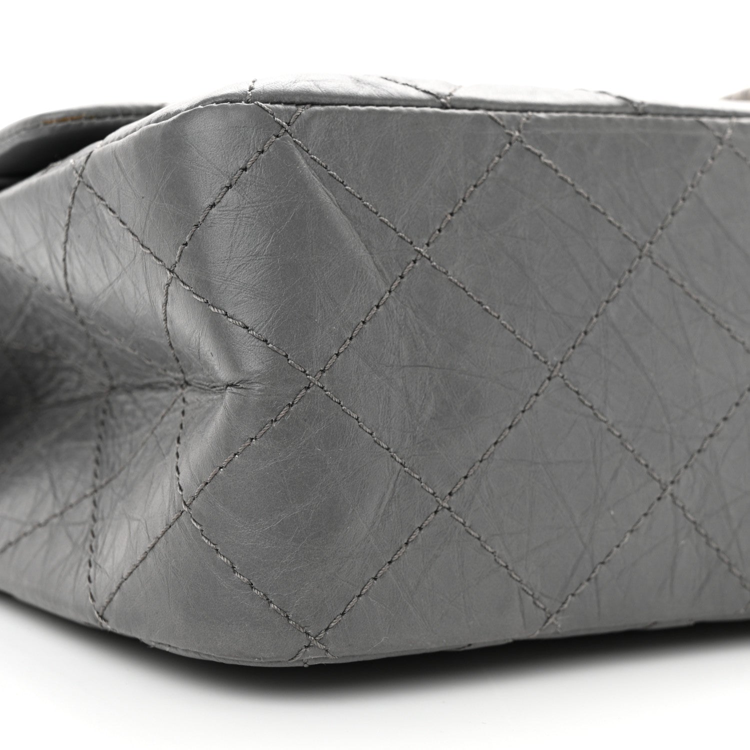 Chanel Aged Calfskin Quilted 2.55 Reissue 227 Flap Grey 9 of 10