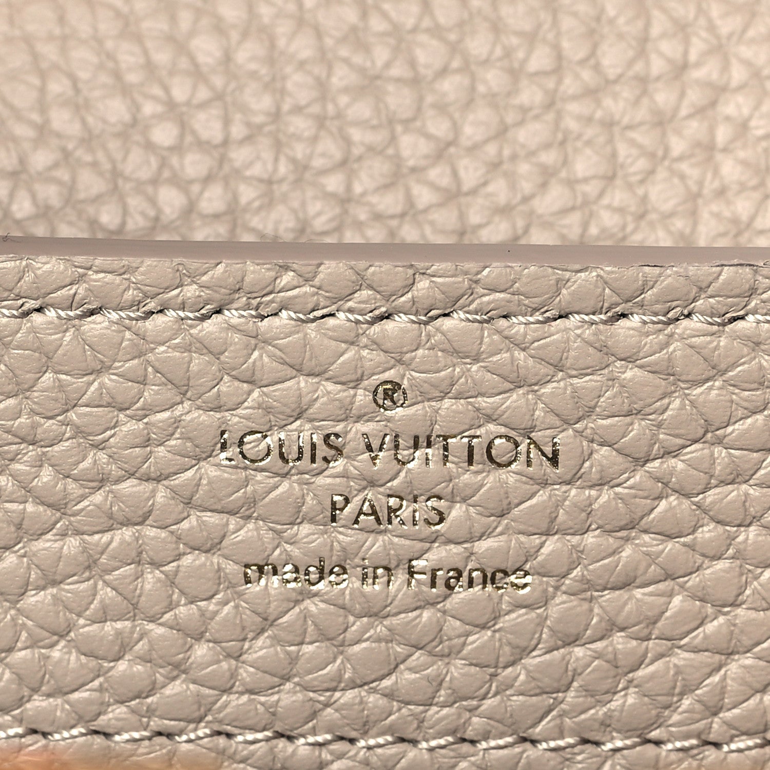 Louis Vuitton Taurillon Snakeskin Mini Capucines Galet 6 of 8