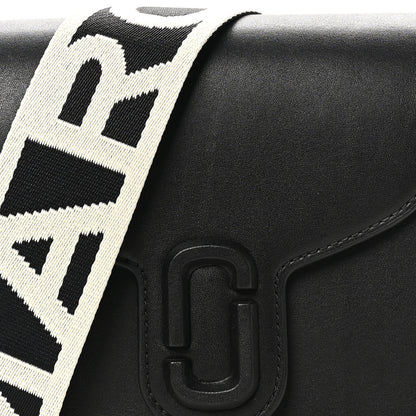 Marc Jacobs Calfskin Small The Covered J Marc Saddle Bag Black 7 of 9