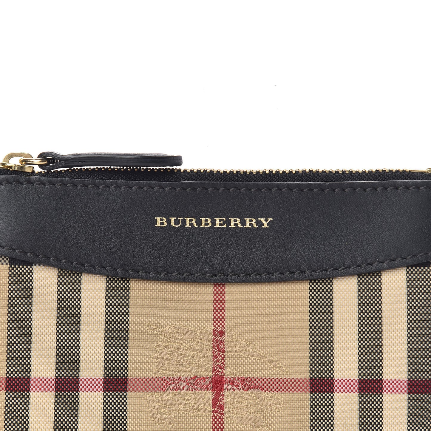 Haymarket Check Zip Pouch Black