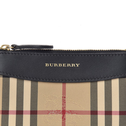 Burberry Haymarket Check Zip Pouch Black 8 of 8