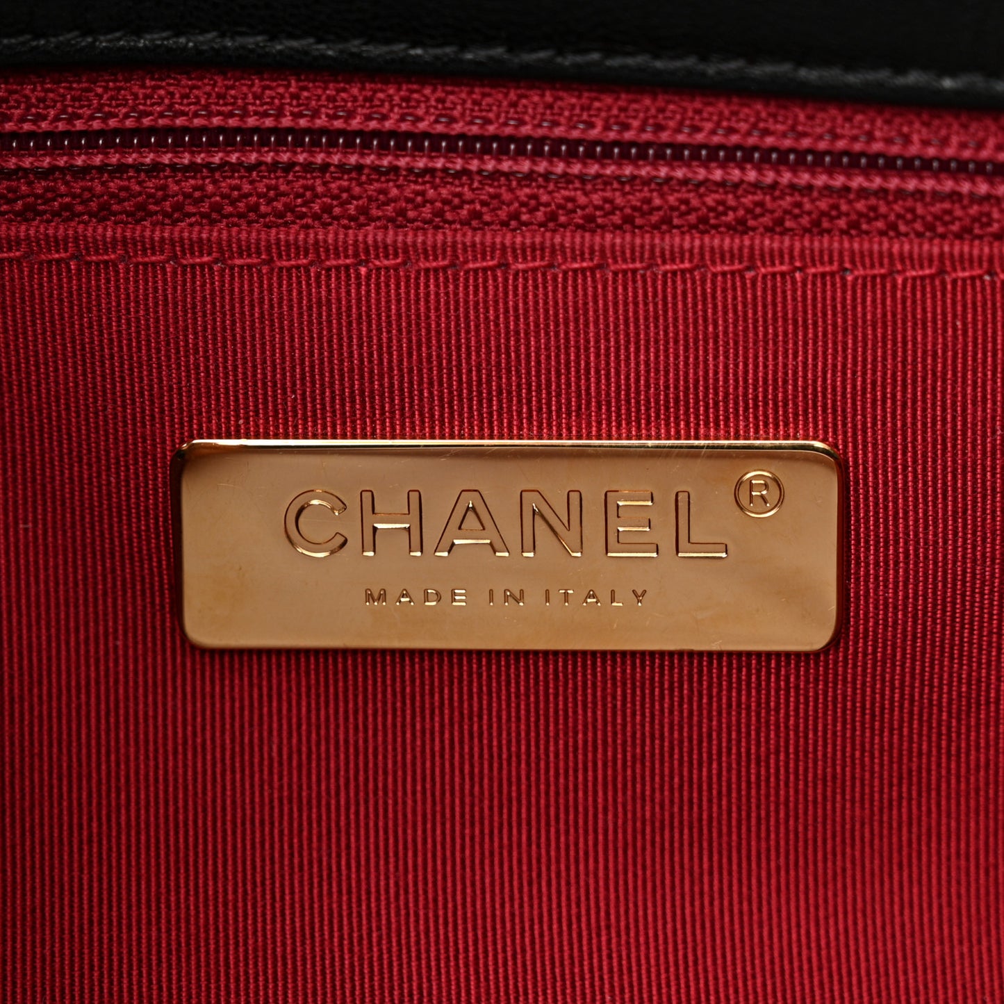 Lambskin Quilted Medium Chanel 19 Flap Black