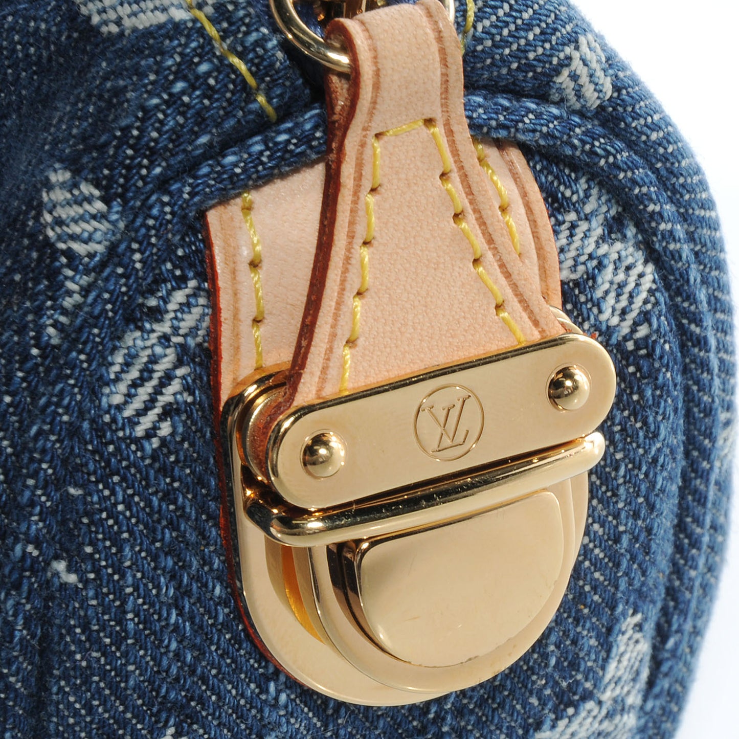 Denim Speedy GM Pochette Case