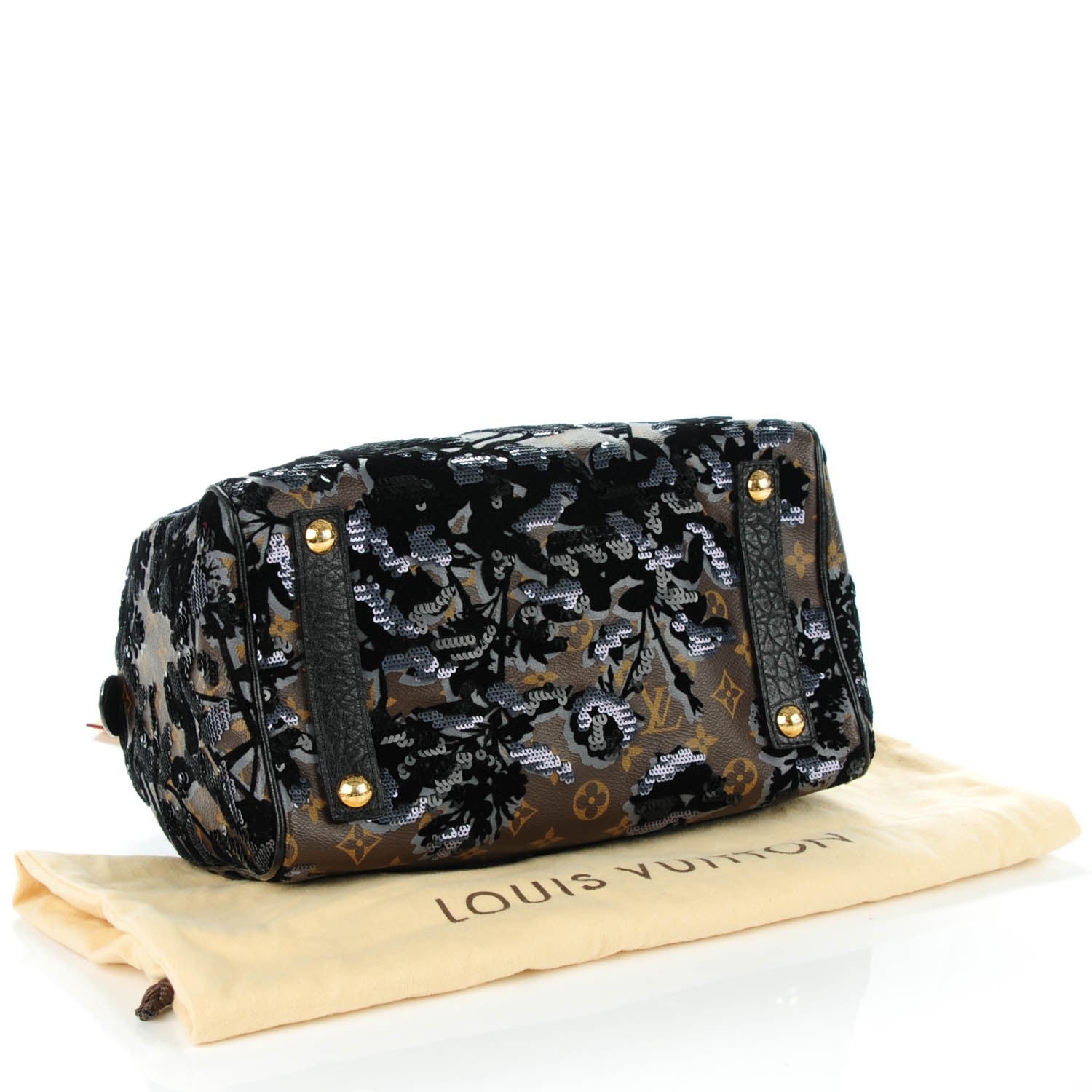 Louis Vuitton Monogram Fleur De Jais Sequins Speedy 30 4 of 8