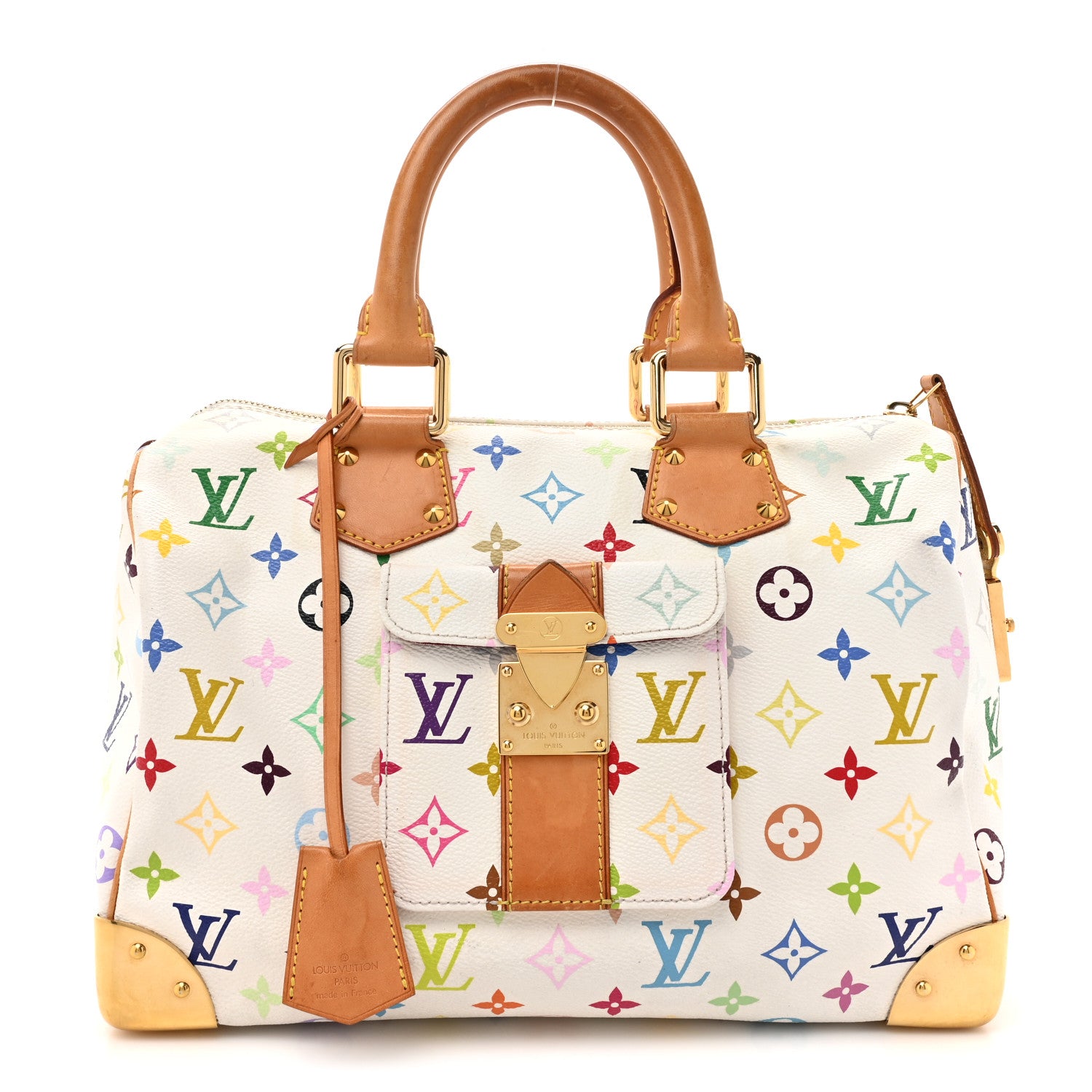 Louis Vuitton Monogram Multicolor Speedy 30 White 1 of 13