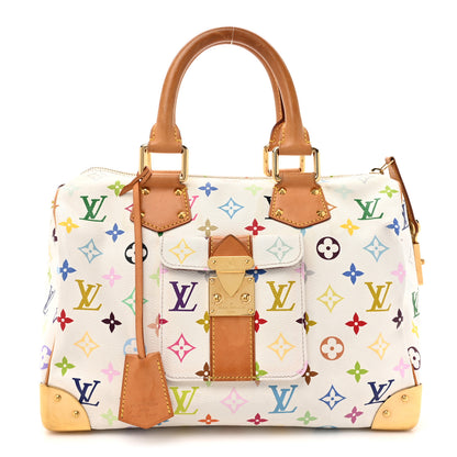 Louis Vuitton Monogram Multicolor Speedy 30 White 1 of 13