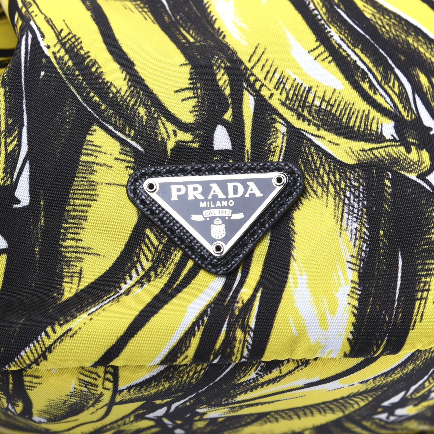 Tessuto Nylon Banane Pouch Giallo