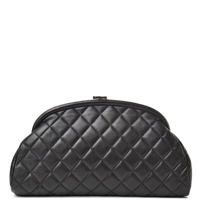 Chanel Lambskin Quilted Timeless Clutch Black 1 of 7