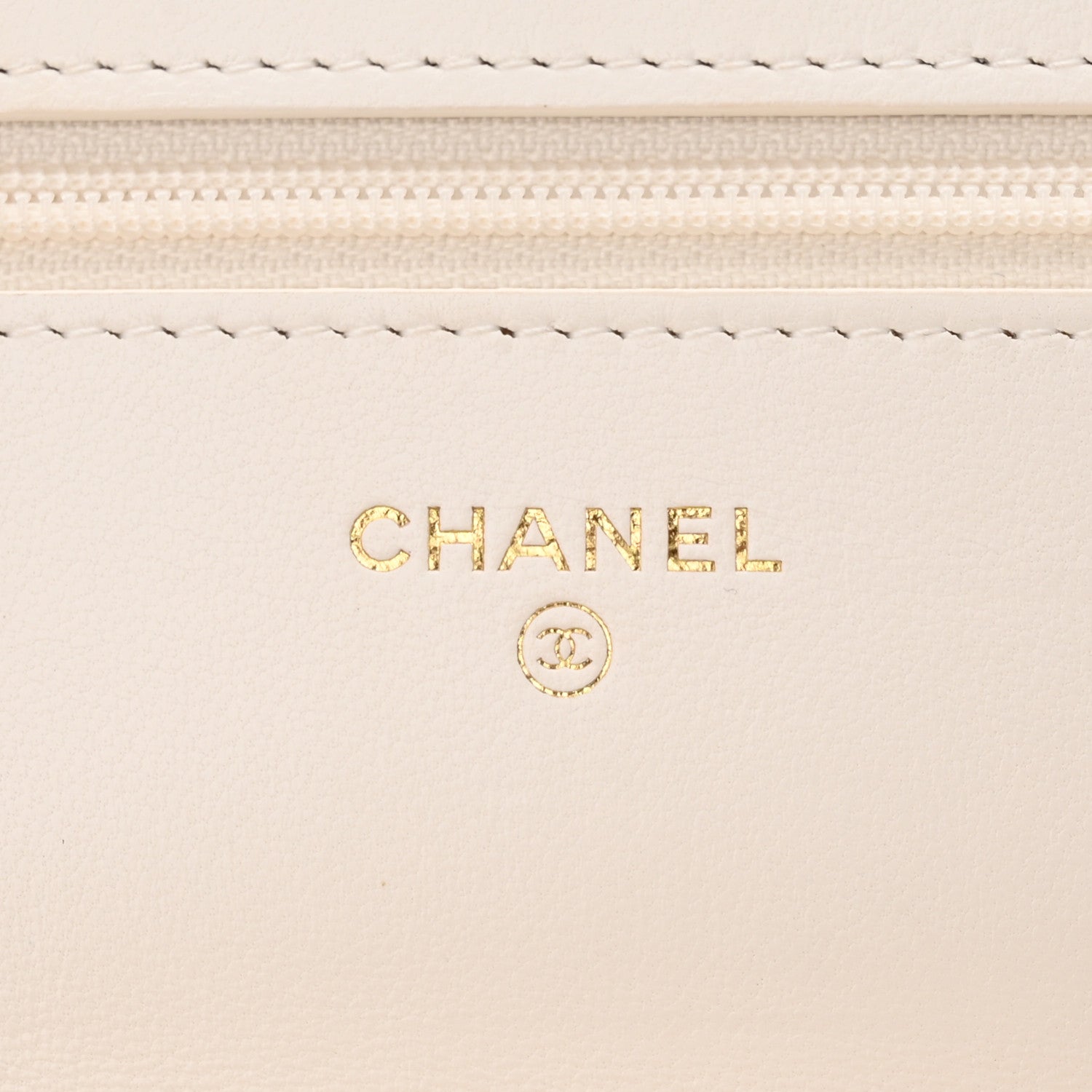 Chanel Lambskin Quilted Chanel 19 Wallet On Chain WOC White 6 of 14