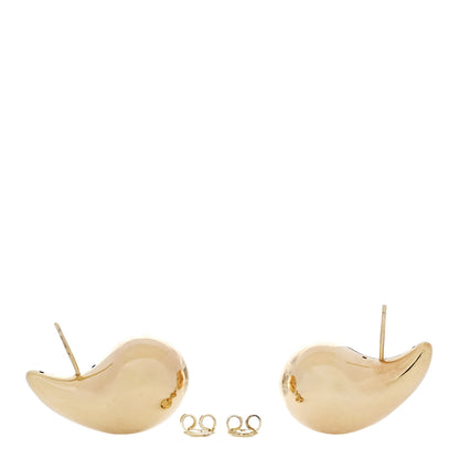 Bottega Veneta 18K Yellow Gold Sterling Silver Small Drop Earrings 3 of 4