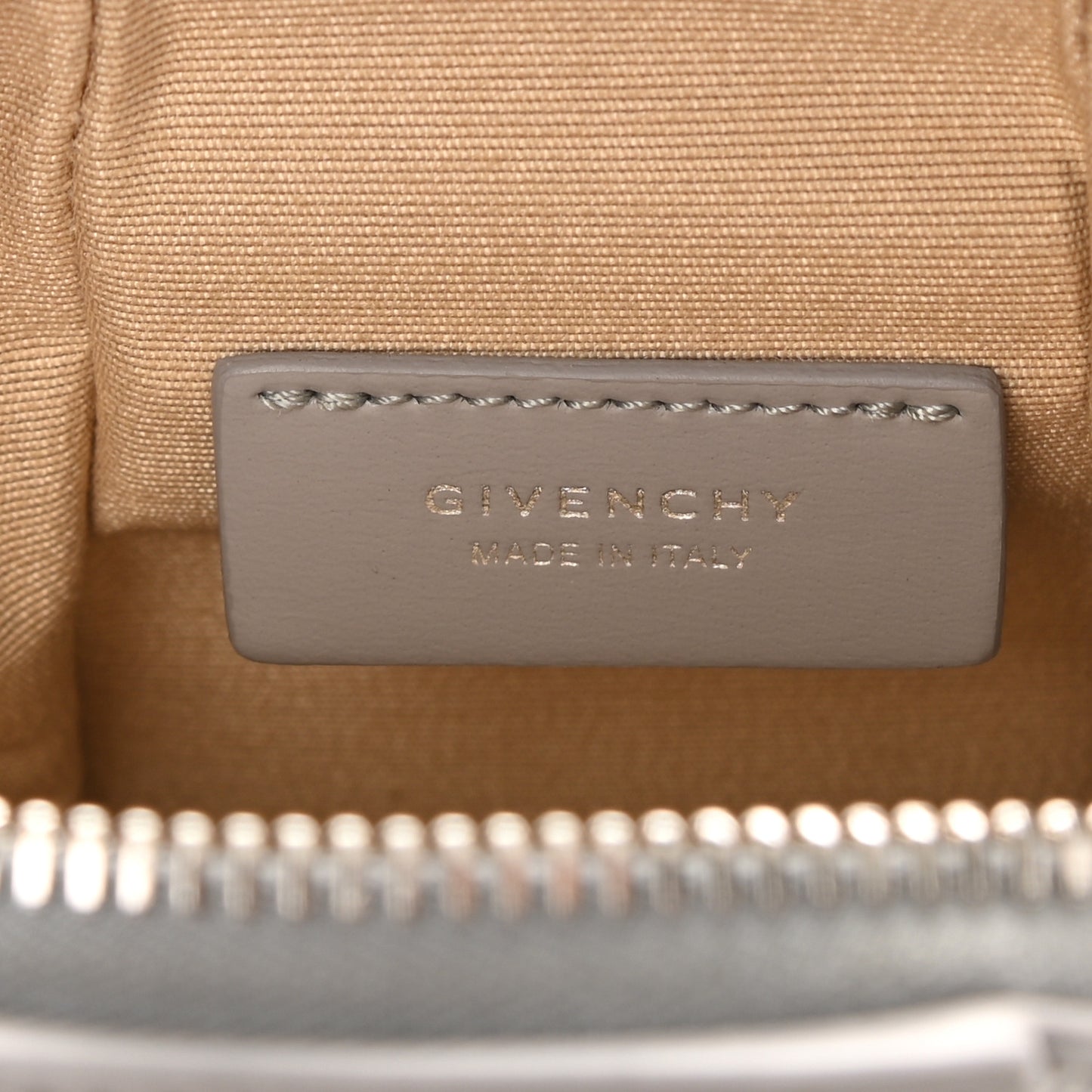 Calfskin Mini Vertical Antigona Grey