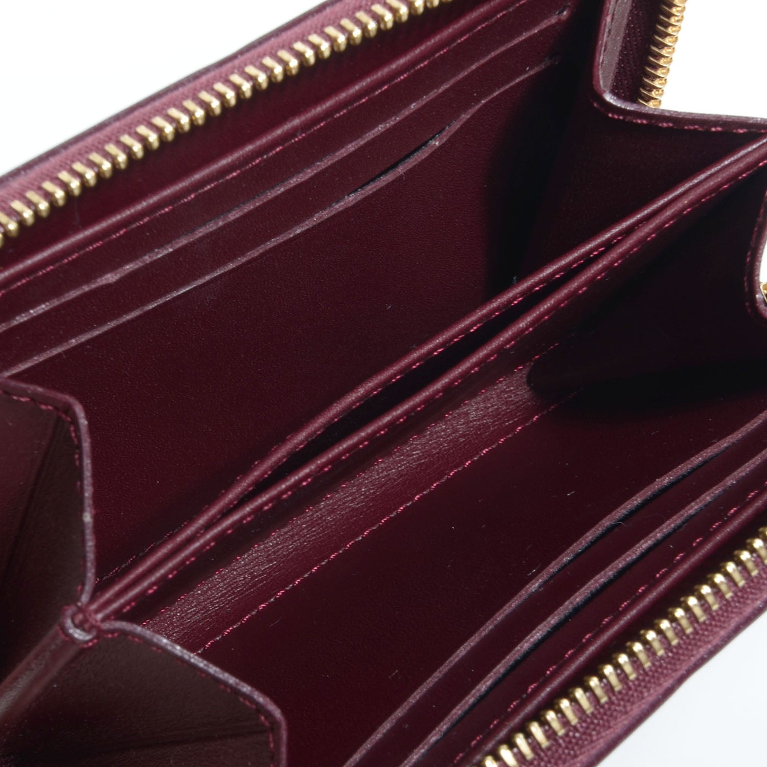 Louis Vuitton Vernis Zippy Coin Purse Wallet Rouge Fauviste 5 of 7